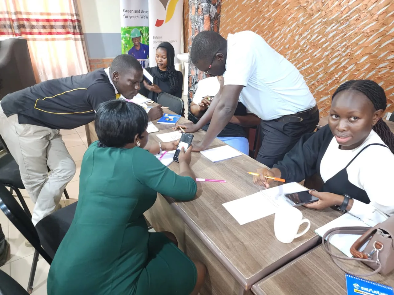 Participants during an SFI training session